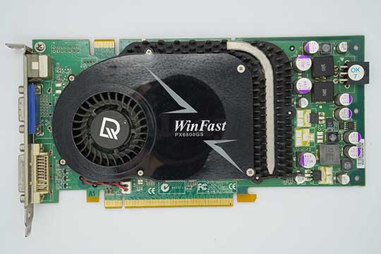 丽台Winfast PX6800 GS 256MB显示卡（nVIDIA GeForce 6800 GS芯片）